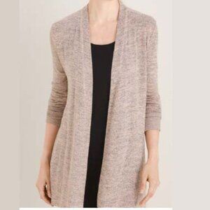 Chico's Soft Essentials Drape-Front Cardigan Size 1 (New)